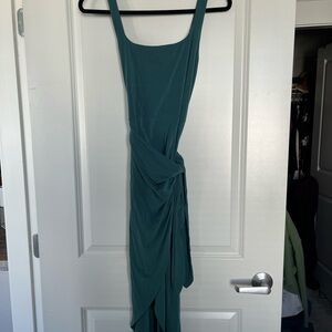 Aritzia Teal Midi Dress